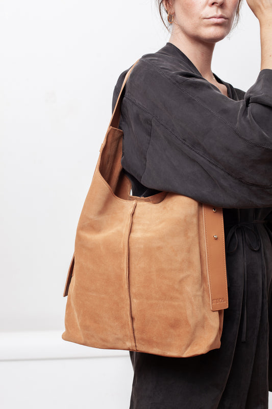 CARLA CROSS Crossbody Bag Caramel Nature