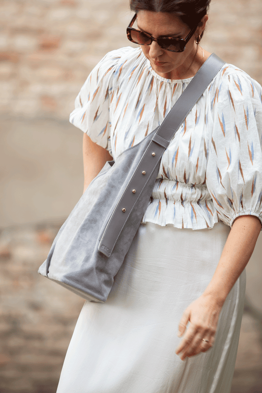 CARLA CROSS Crossbody Bag Seagull Grey