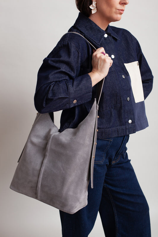 CARLA CROSS Crossbody Bag Seagull Grey