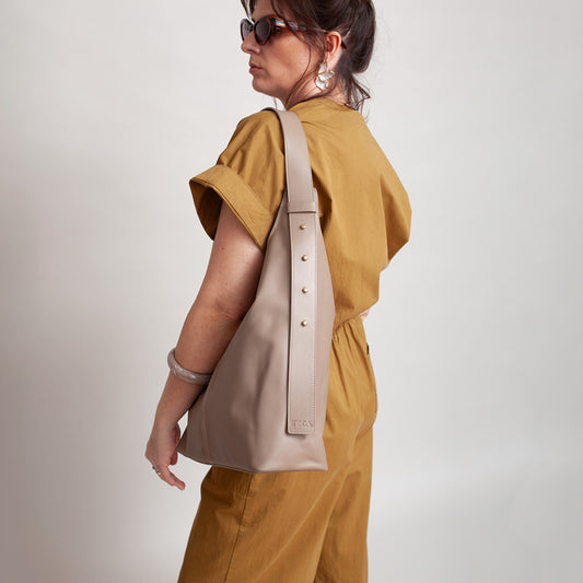 CARLA Shoulder Bag Macadamia