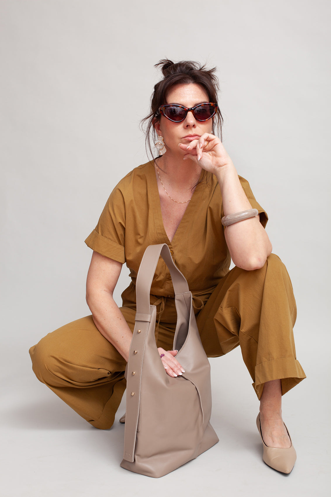 CARLA Shoulder Bag Macadamia