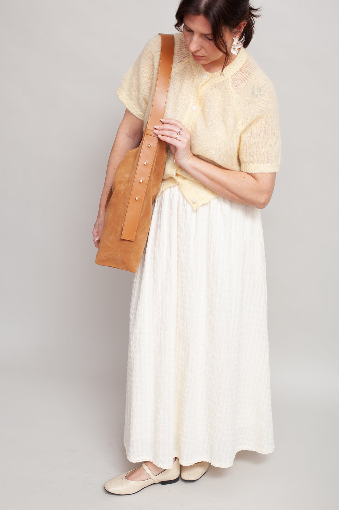 CARLA CROSS Crossbody Bag Caramel Nature