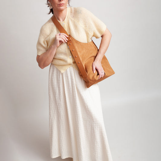 CARLA CROSS Crossbody Bag Caramel Nature